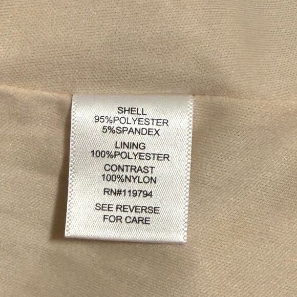 NWT M by MNK Champagne Sequin Dress Size L - Picture 7 of 12